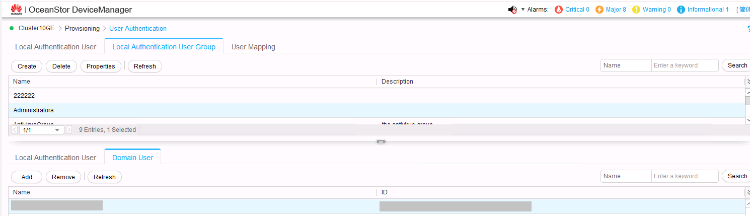 File Storage Service to the AD domain