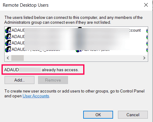 admin-rights-to-connect-remotely