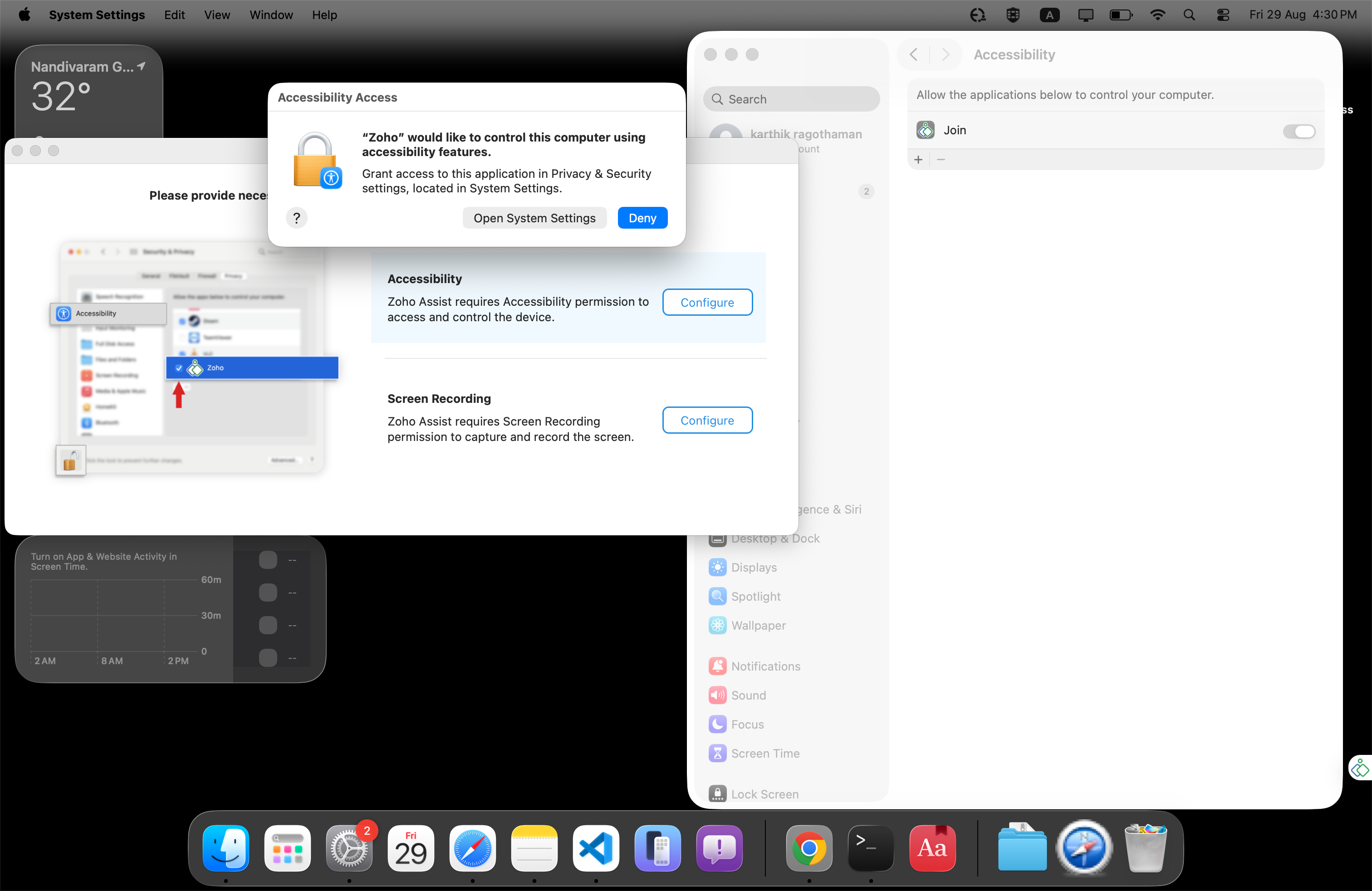 MAC 10.14 remote control error