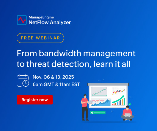 Free Training - ManageEngine NetFlow Analyzer