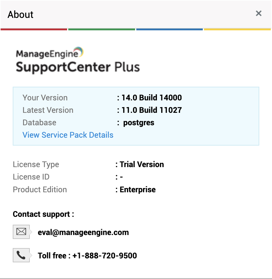 Locate SupportCenter Plus Build Number Locate SupportCenter Plus Build Number