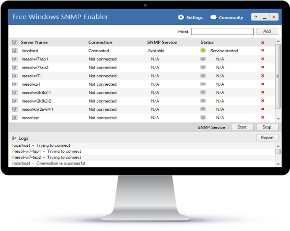 Free tools SNMP enabler
