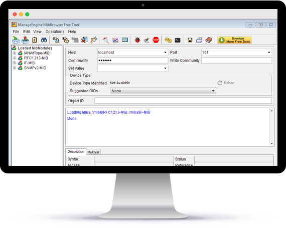 SNMP Mib Browser - ManageEngine Free Tools