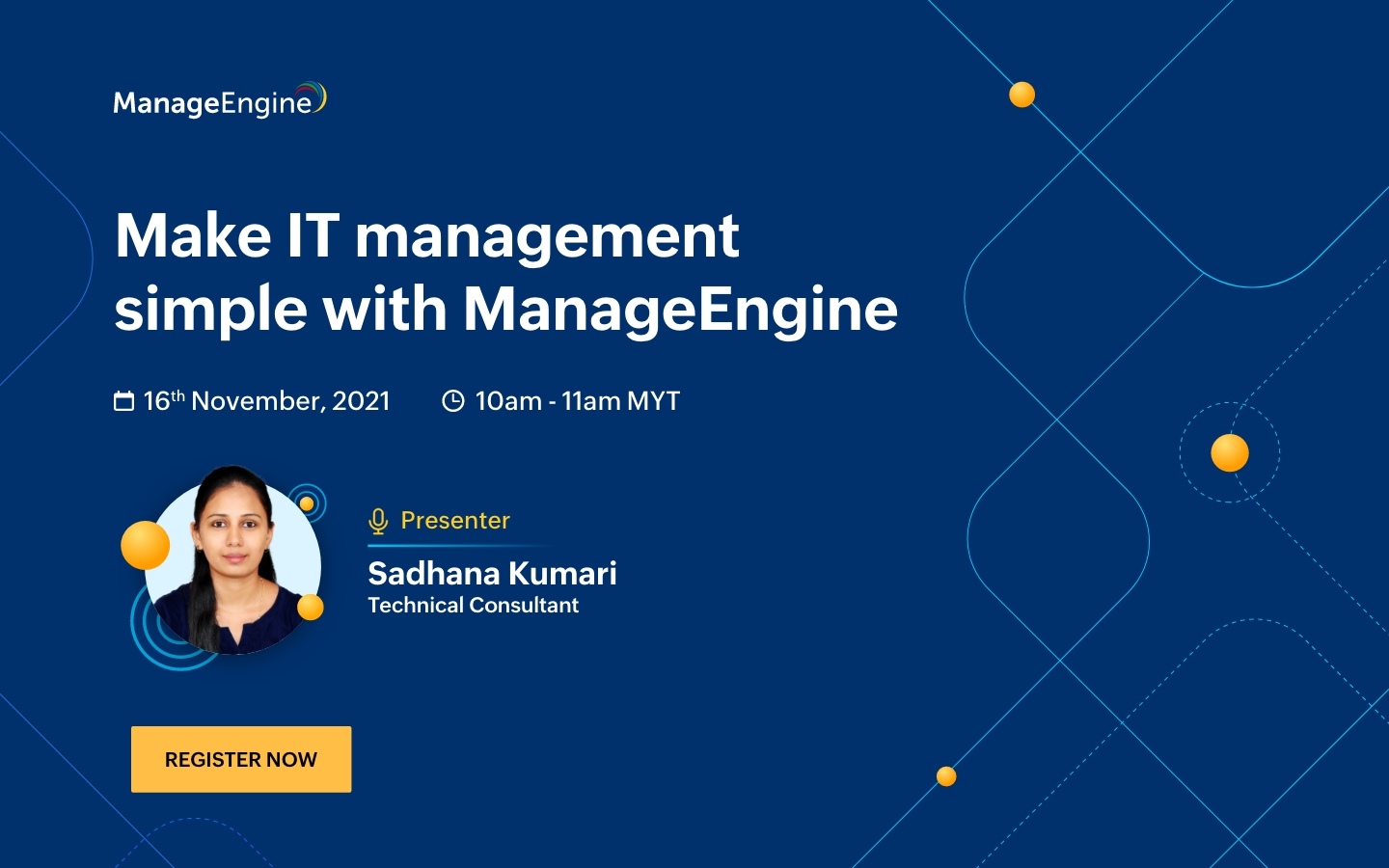 ManageEngine Webinar | Make IT management simple with ManageEngine