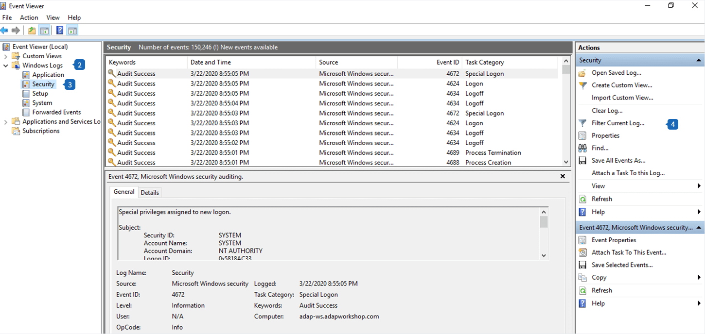 Comment auditer le service d'authentification Kerberos ManageEngine