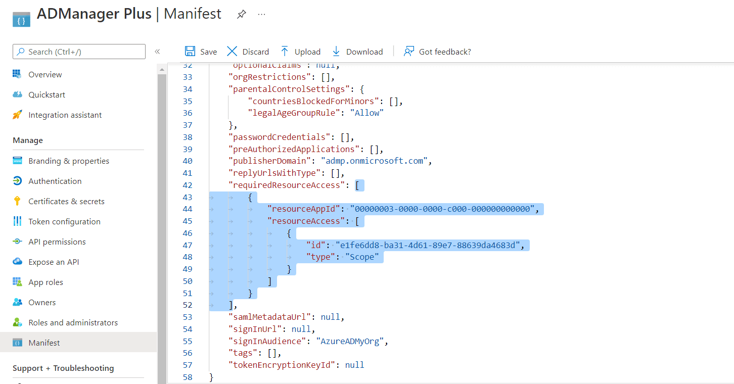 Configuration de l'API REST