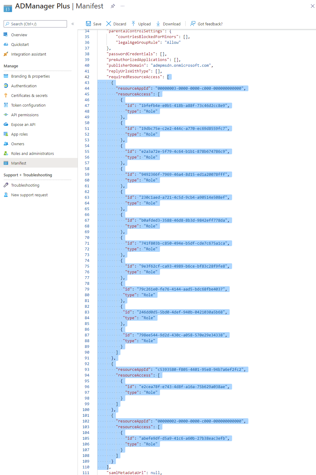 Configuration de l'API REST