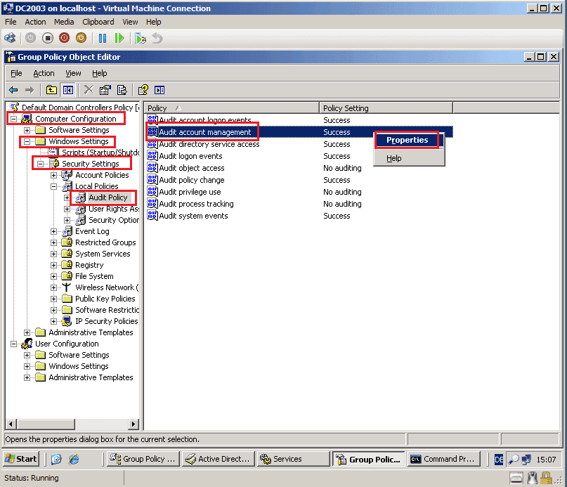 Installation et configuration d'ADMT