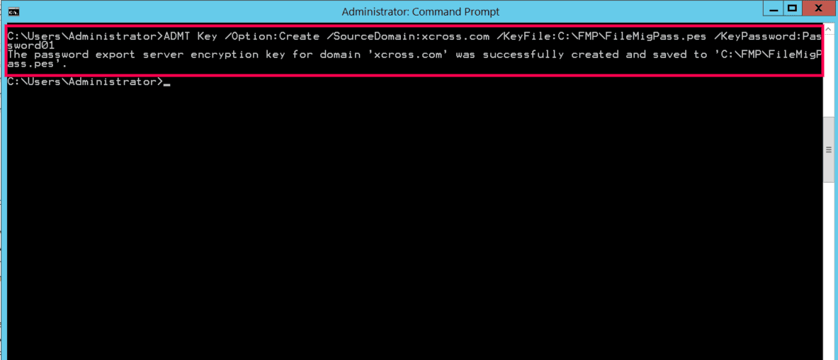 Installation et configuration d'ADMT