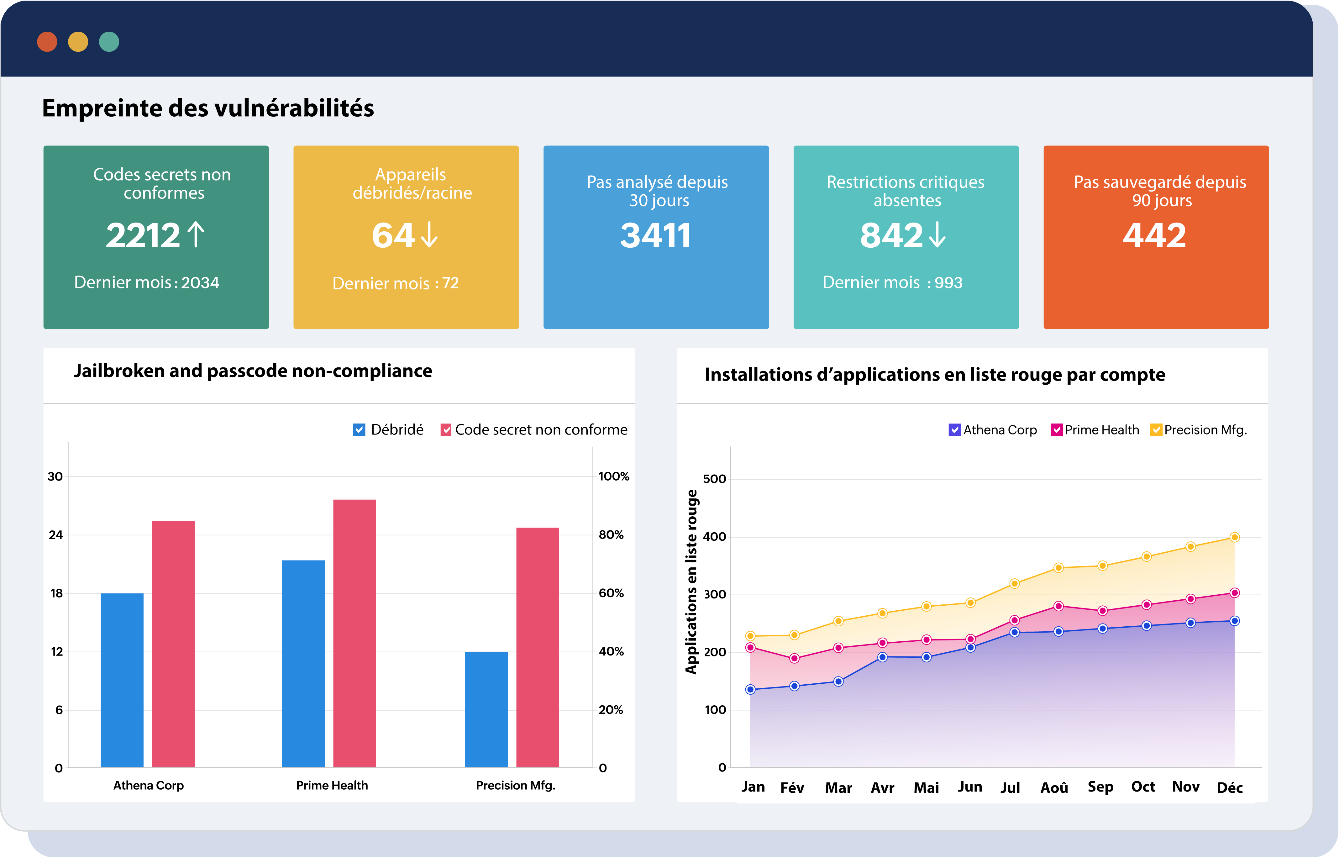 Vulnerability footprint