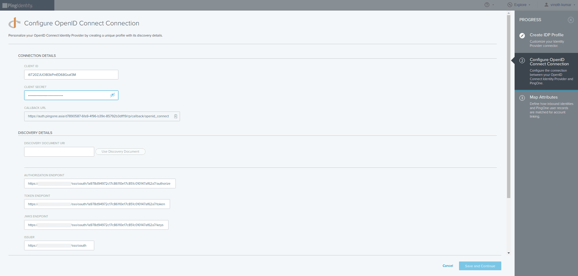 Configurer Oauth ou OpenID Connect SSO pour une application personnalisée