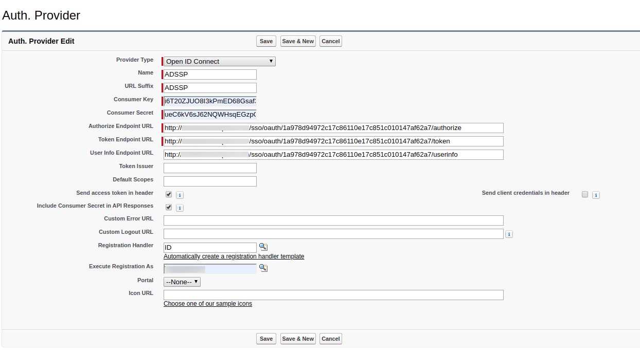 Configurer le SSO Oauth ou OpenID Connect pour une application personnalisée