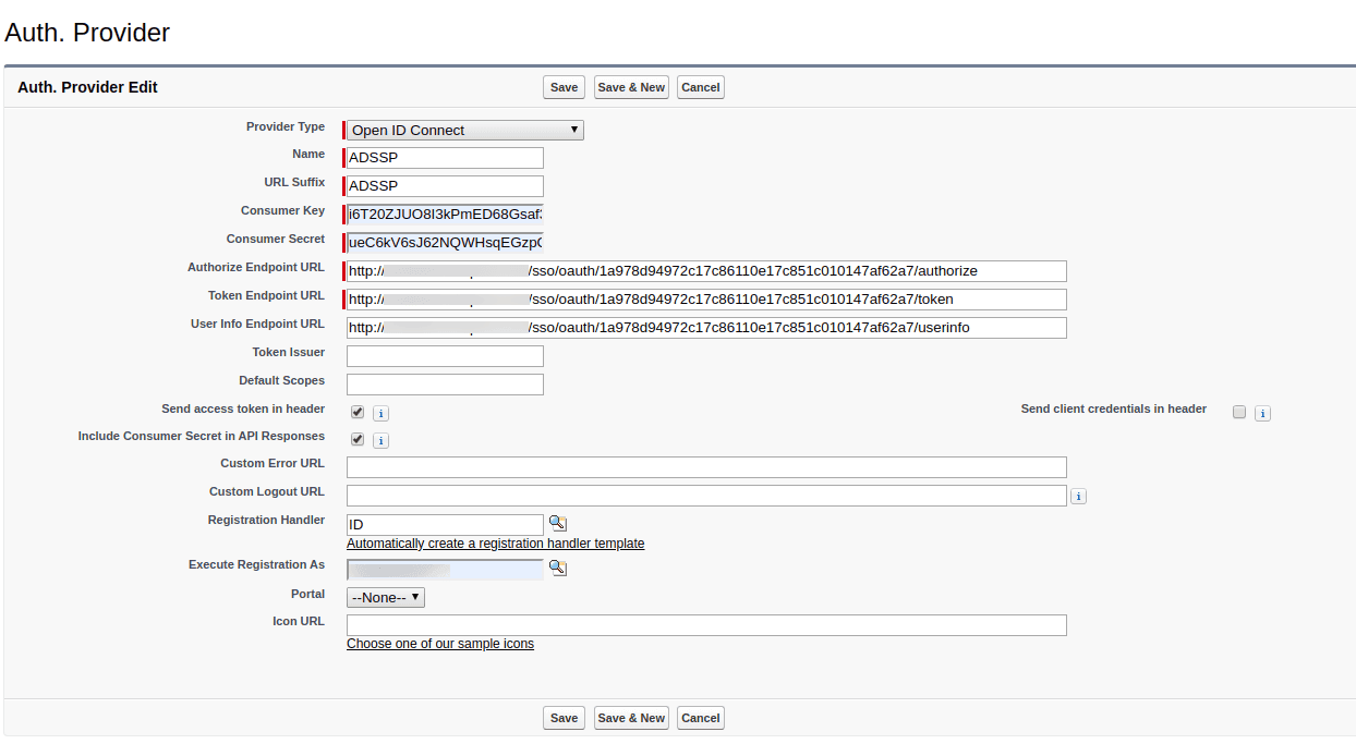 Configurer le SSO Oauth ou OpenID Connect pour une application personnalisée