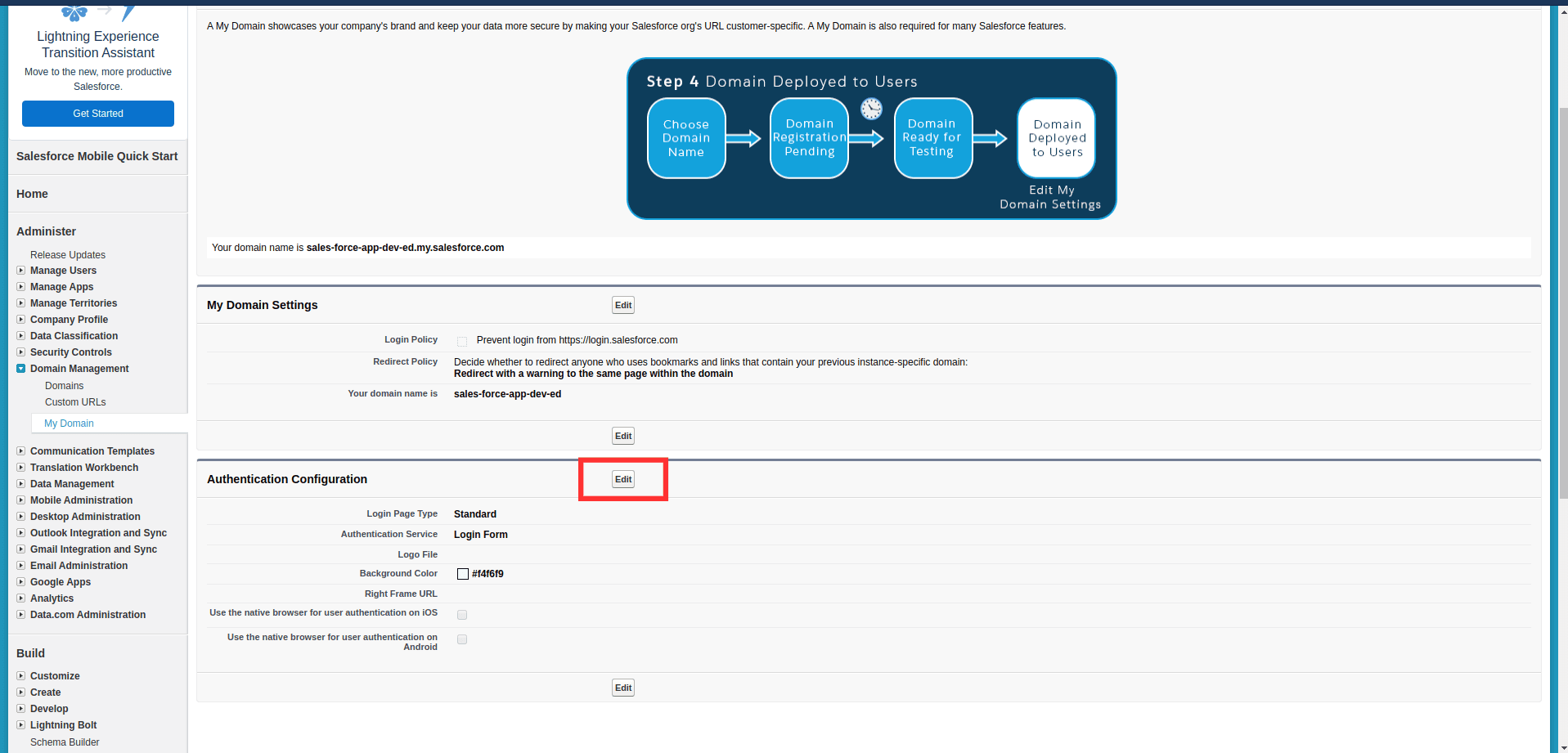 Configurer le SSO Oauth ou OpenID Connect pour une application personnalisée