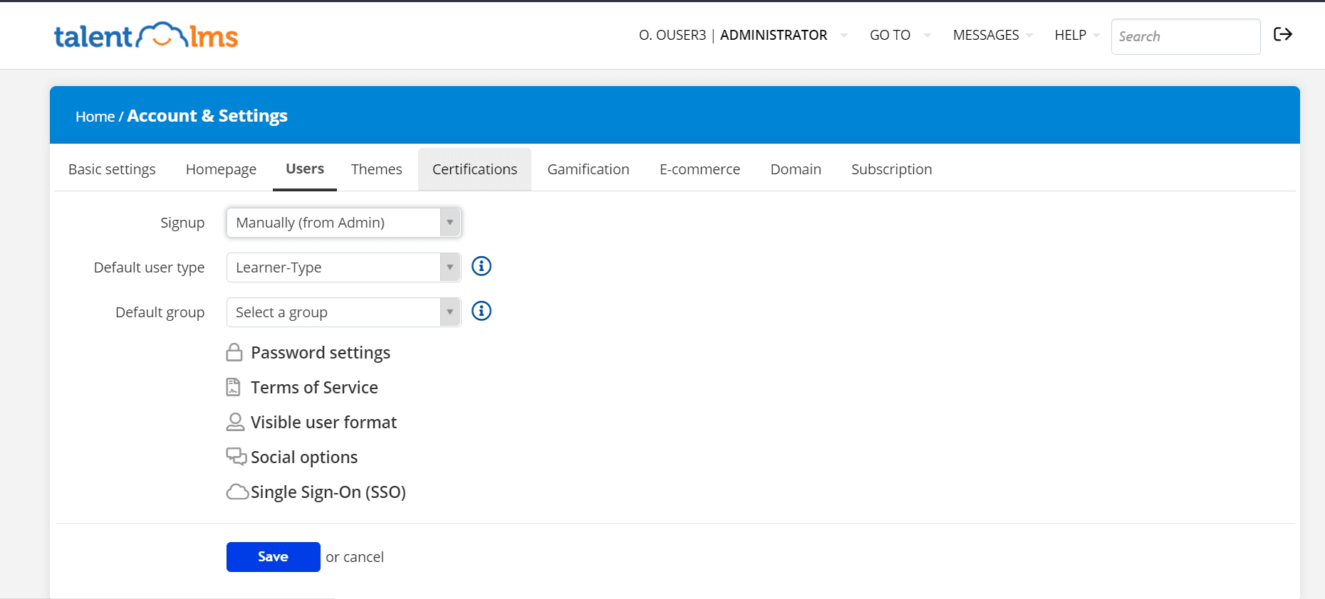 Configuration de SAML SSO pour TalentLMS
