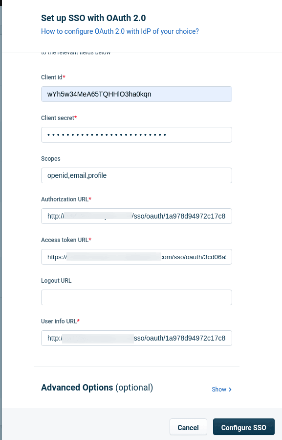 OAuth SSO pour Freshworks dans ADSelfService Plus