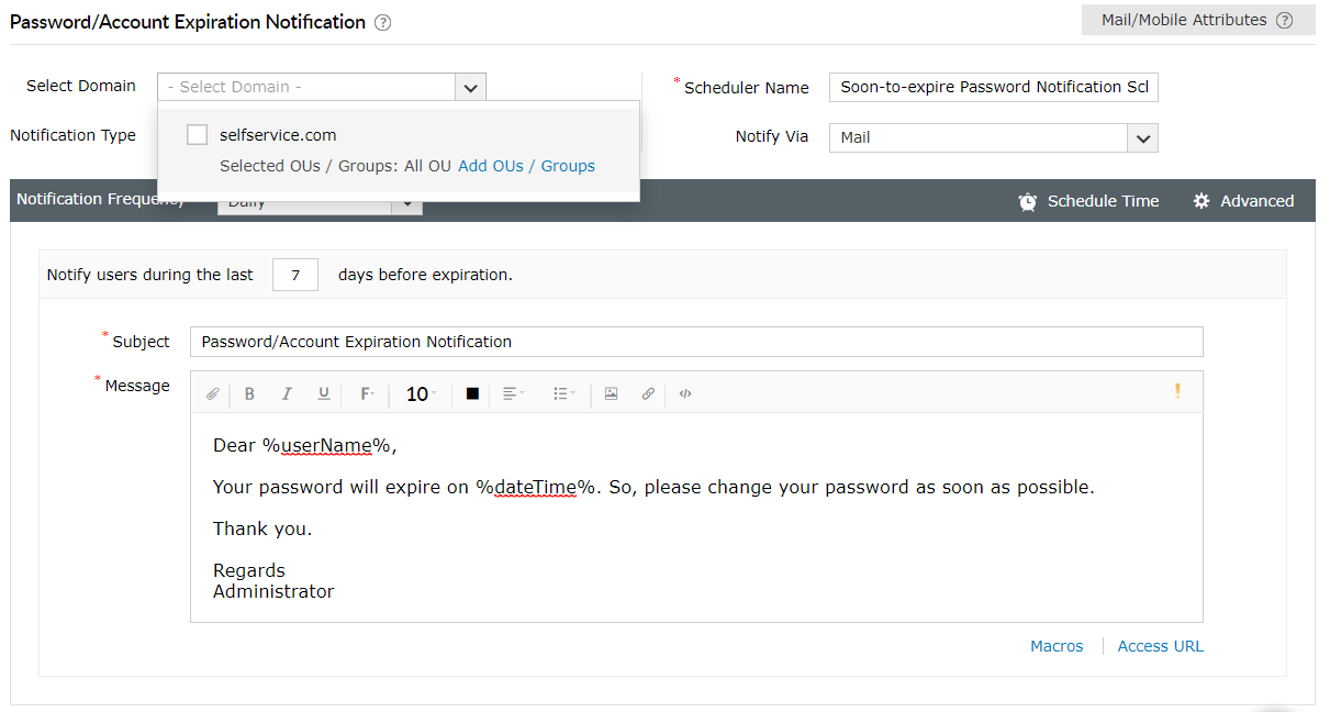 Configuration-Exp-Mot-de-passe