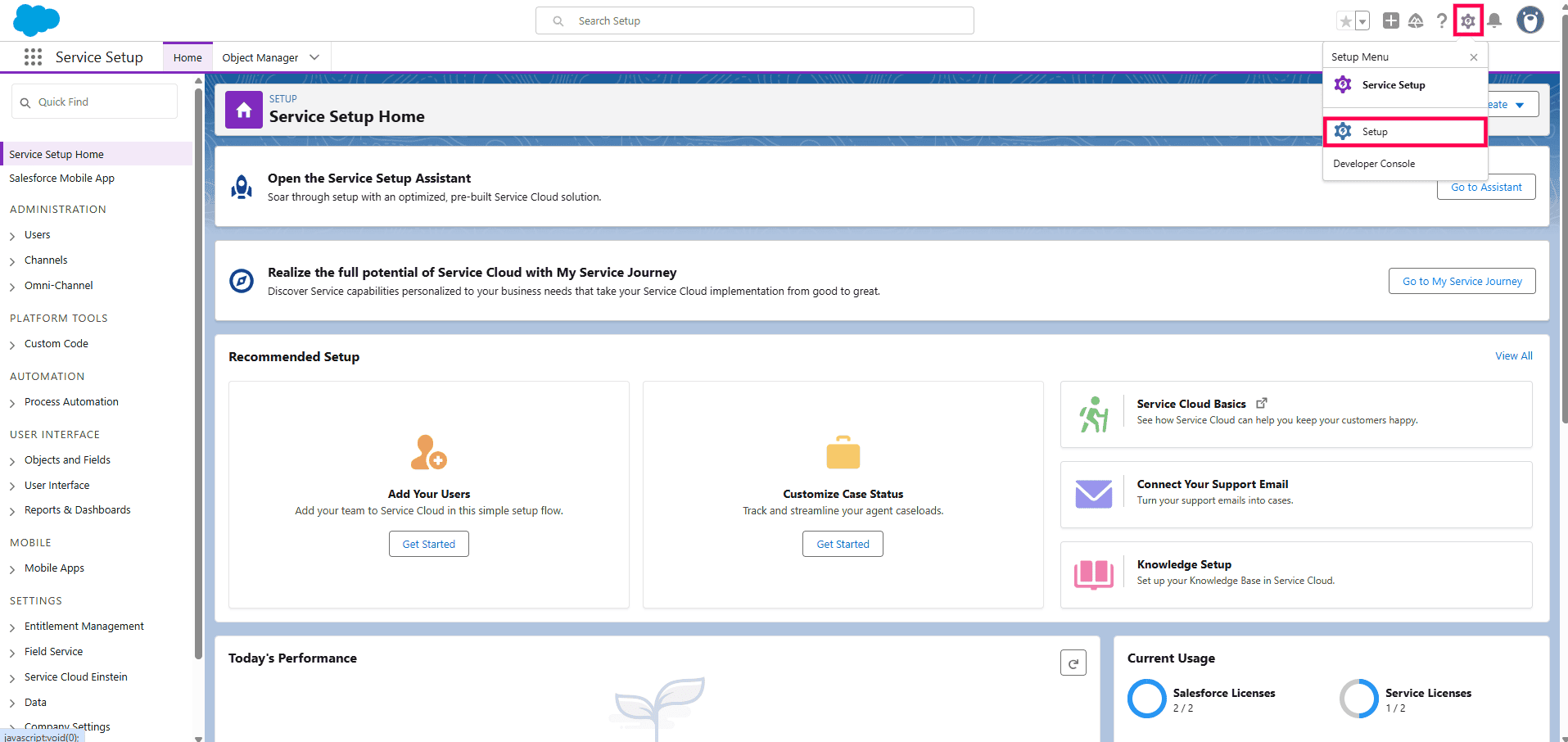 Configuration Salesforce pour configurer SAML SSO via ADSelfService Plus