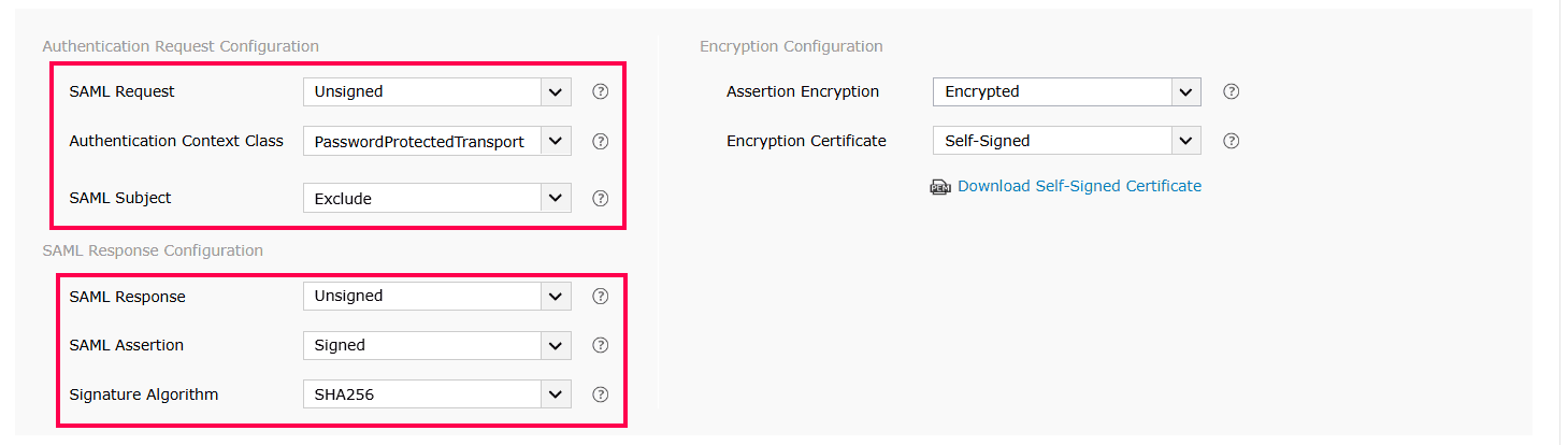Configuration des requêtes et réponses SAML dans ADSelfService Plus