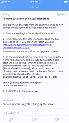 Kbase solutions on iPhone