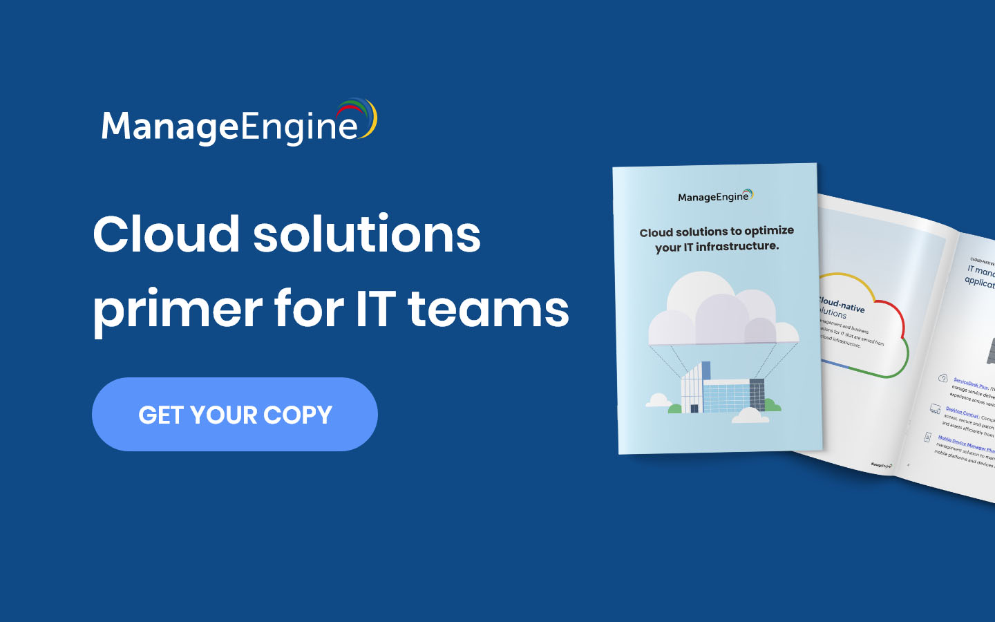 Cloud IT management solutions primer ManageEngine