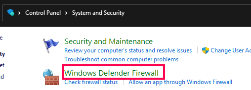 Firewall