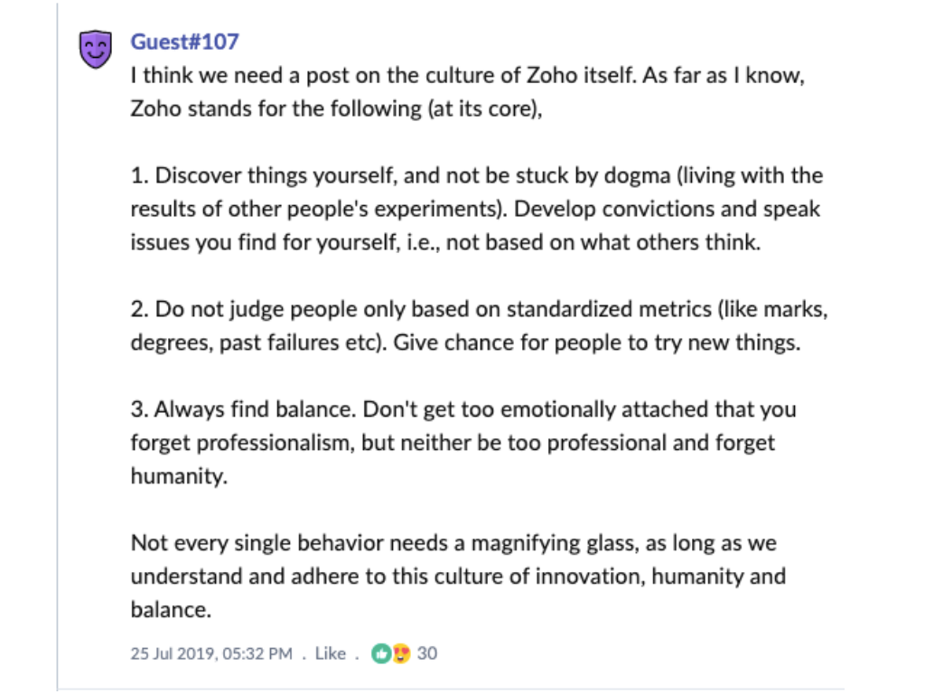 Employee workplace culture