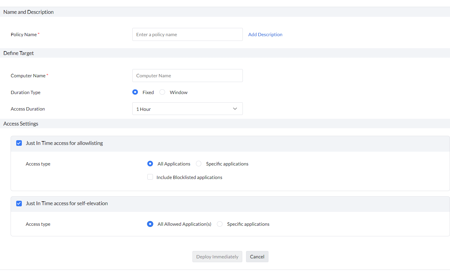 What is Just In Time (JIT) Access? - ManageEngine Application Control Plus