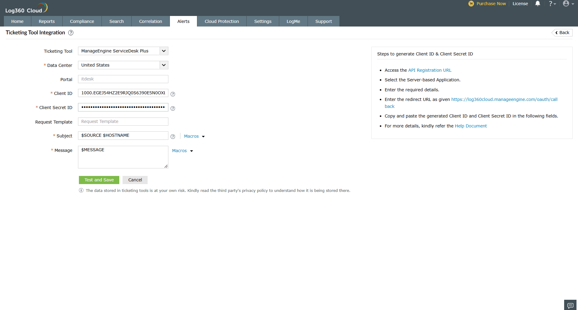 ticketing-tool-Integration