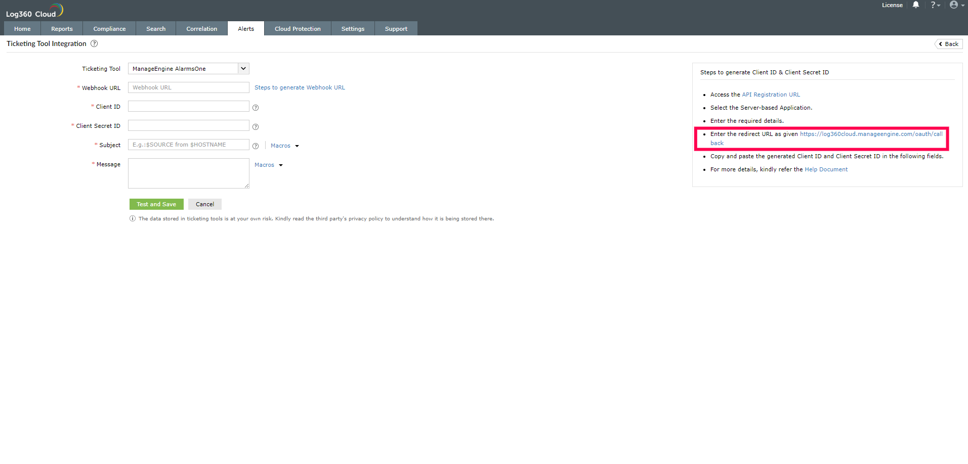 ticketing-tool-Integration