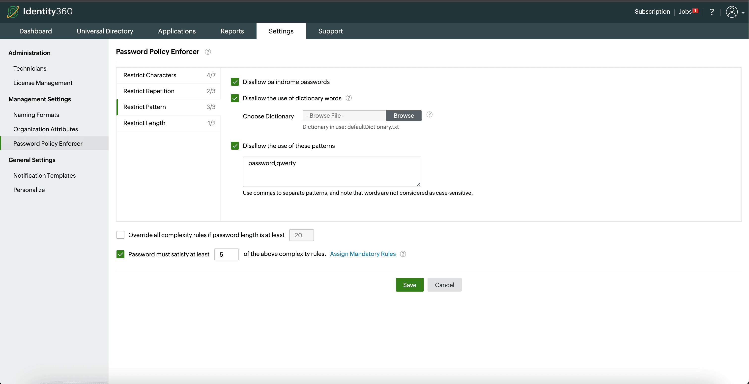 Password Policy Enforcer