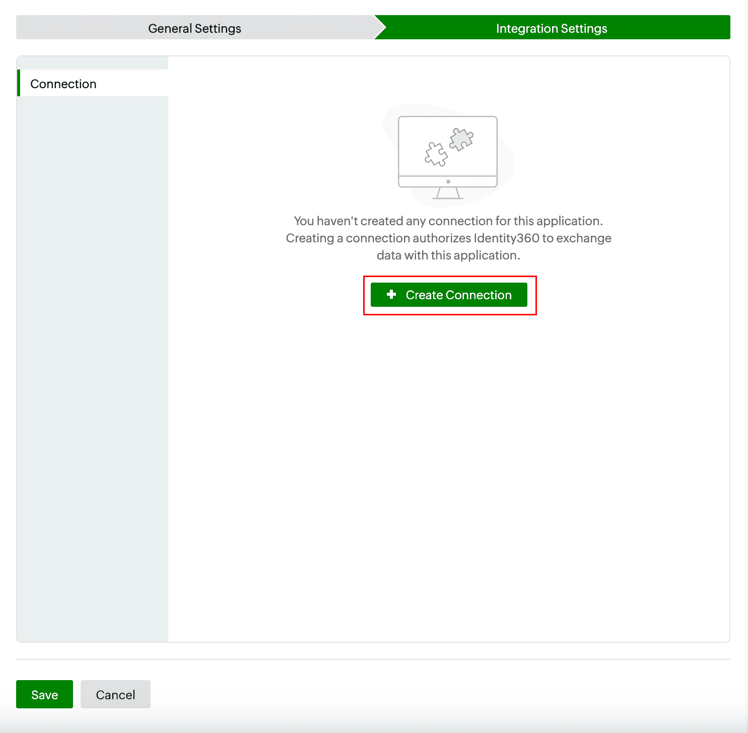 New application connection creation for Sage HR