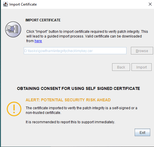 Certificate Sync Error
