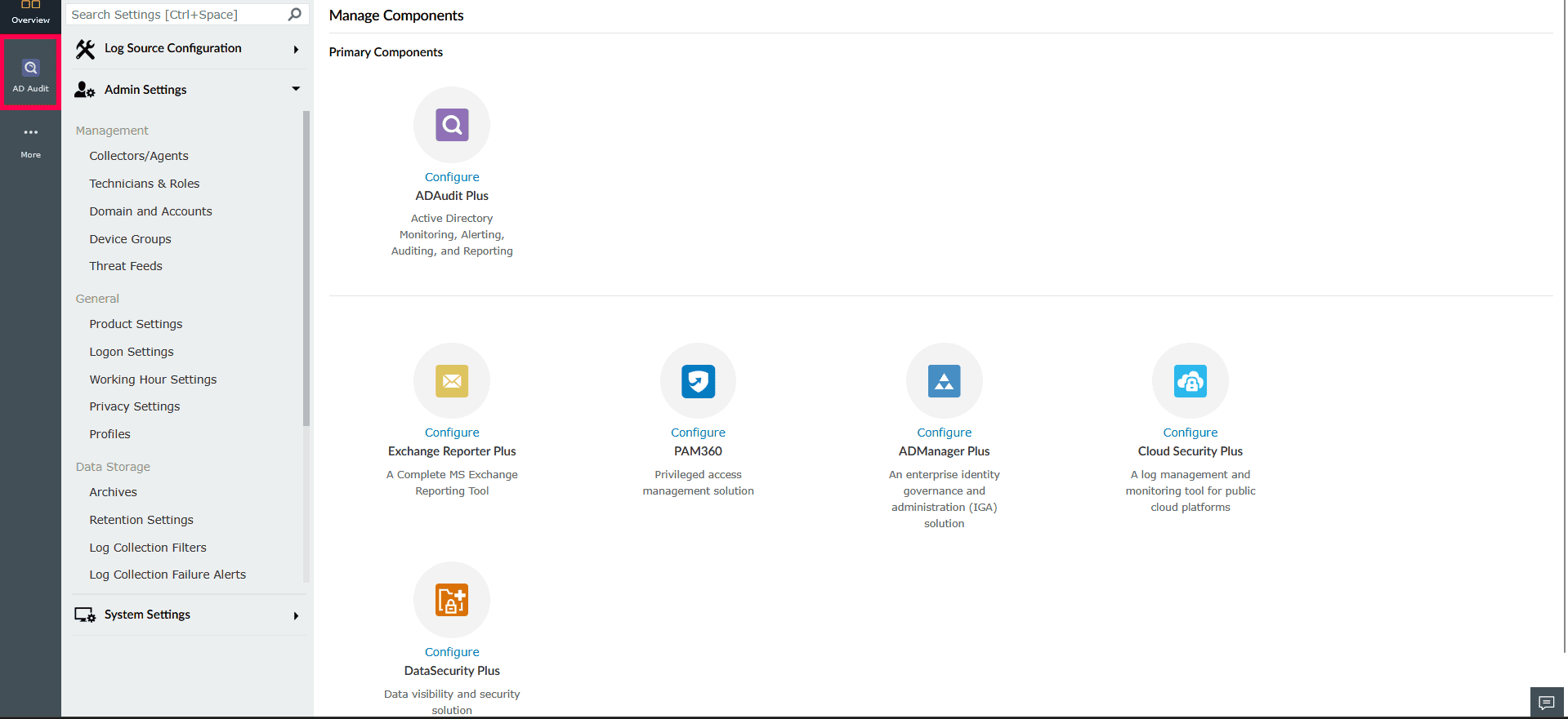 Navigating across components