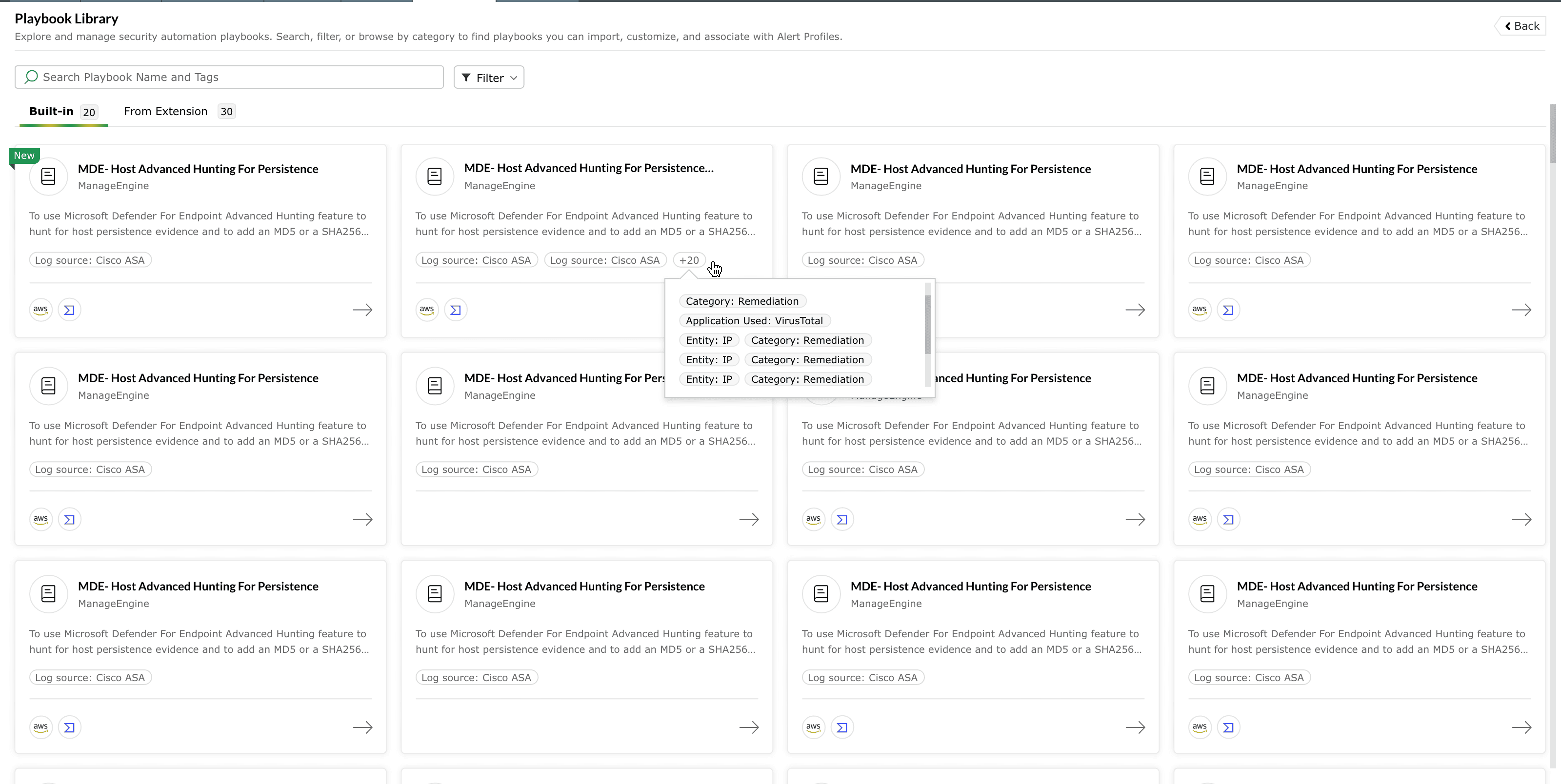 Playbook library overview