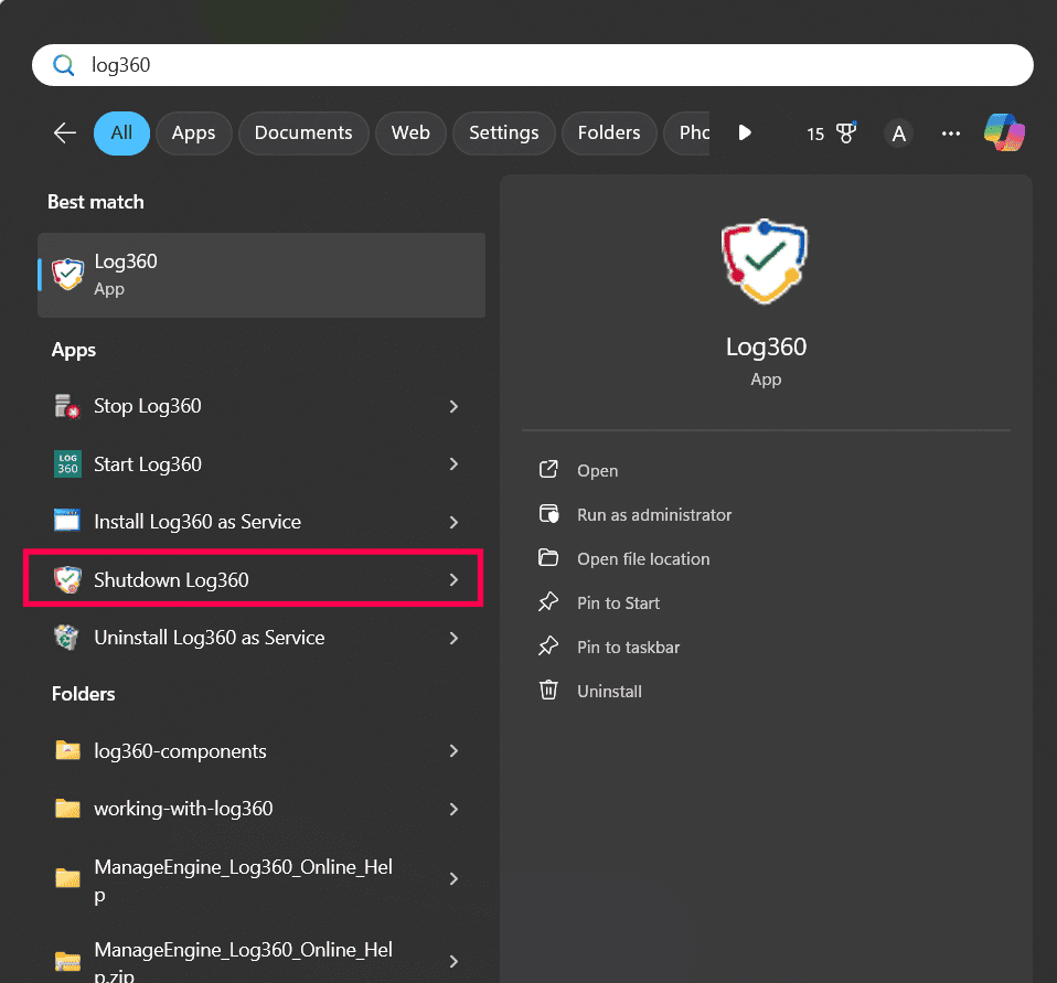 Starting and stopping the product