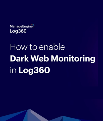 Advanced threat detection in Log360
