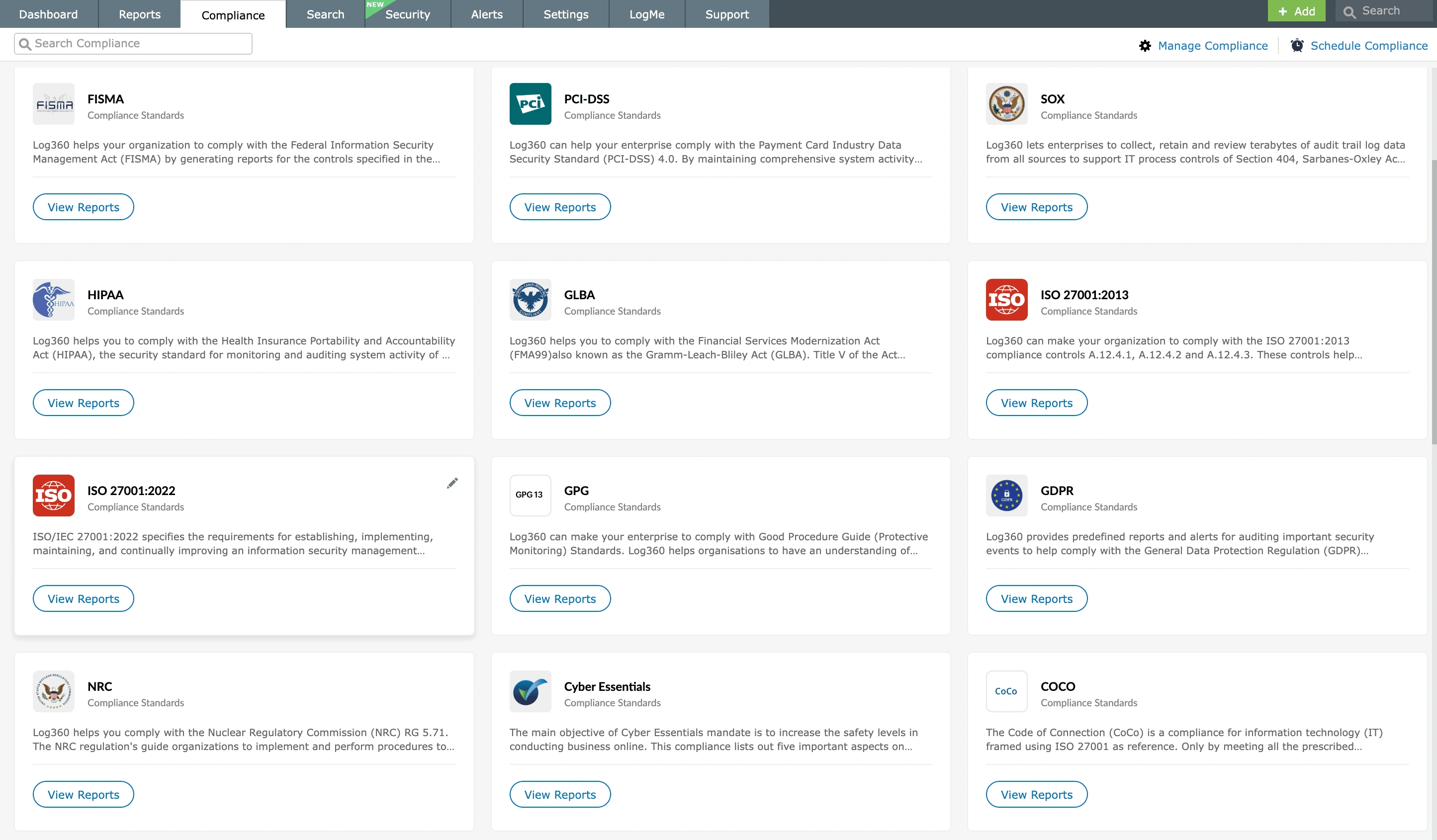 Audit-ready report templates