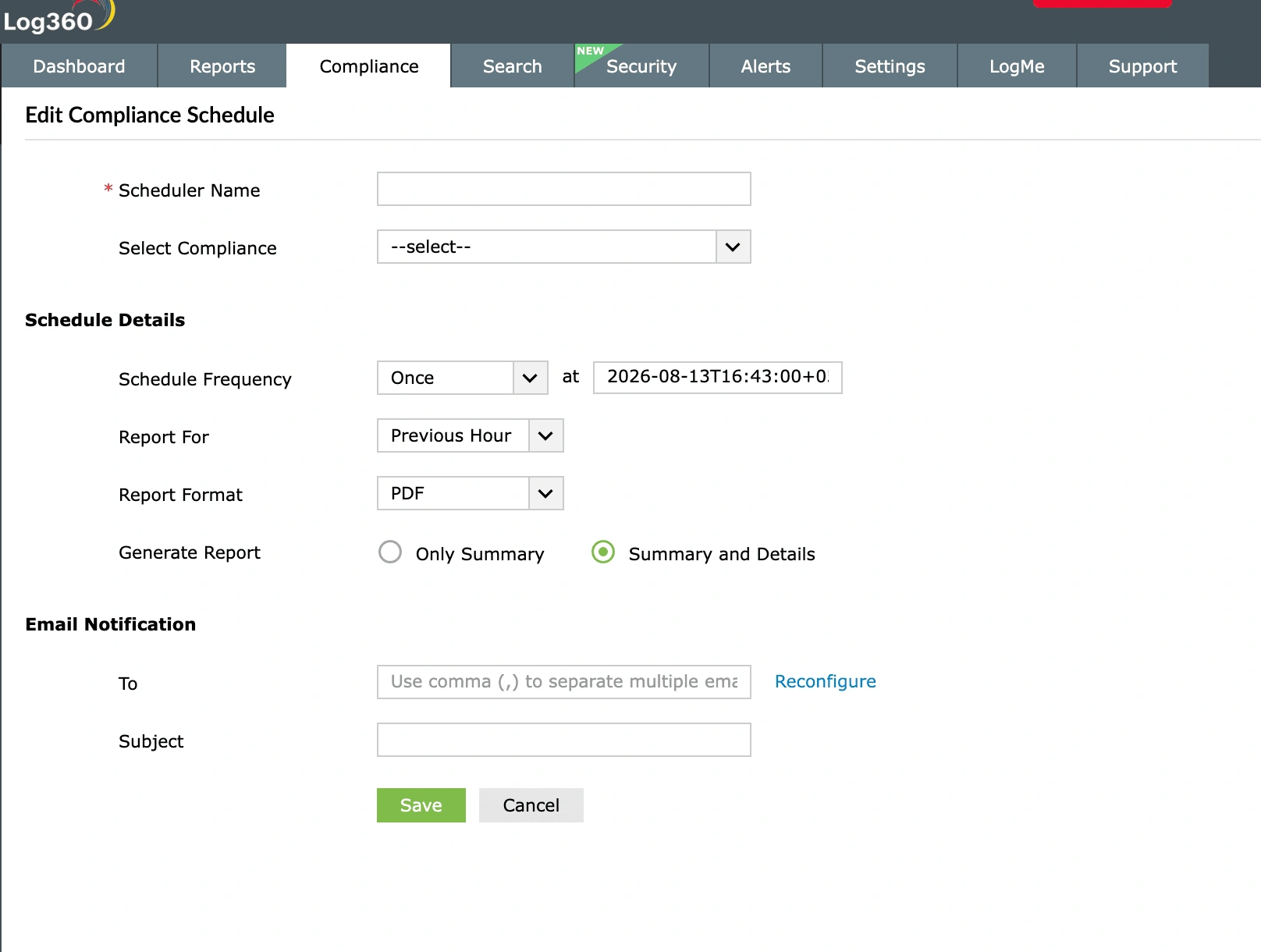 Real-time compliance violation alerts