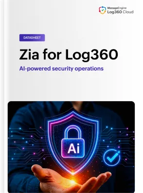 Zia for Log360 | AI-powered security operations