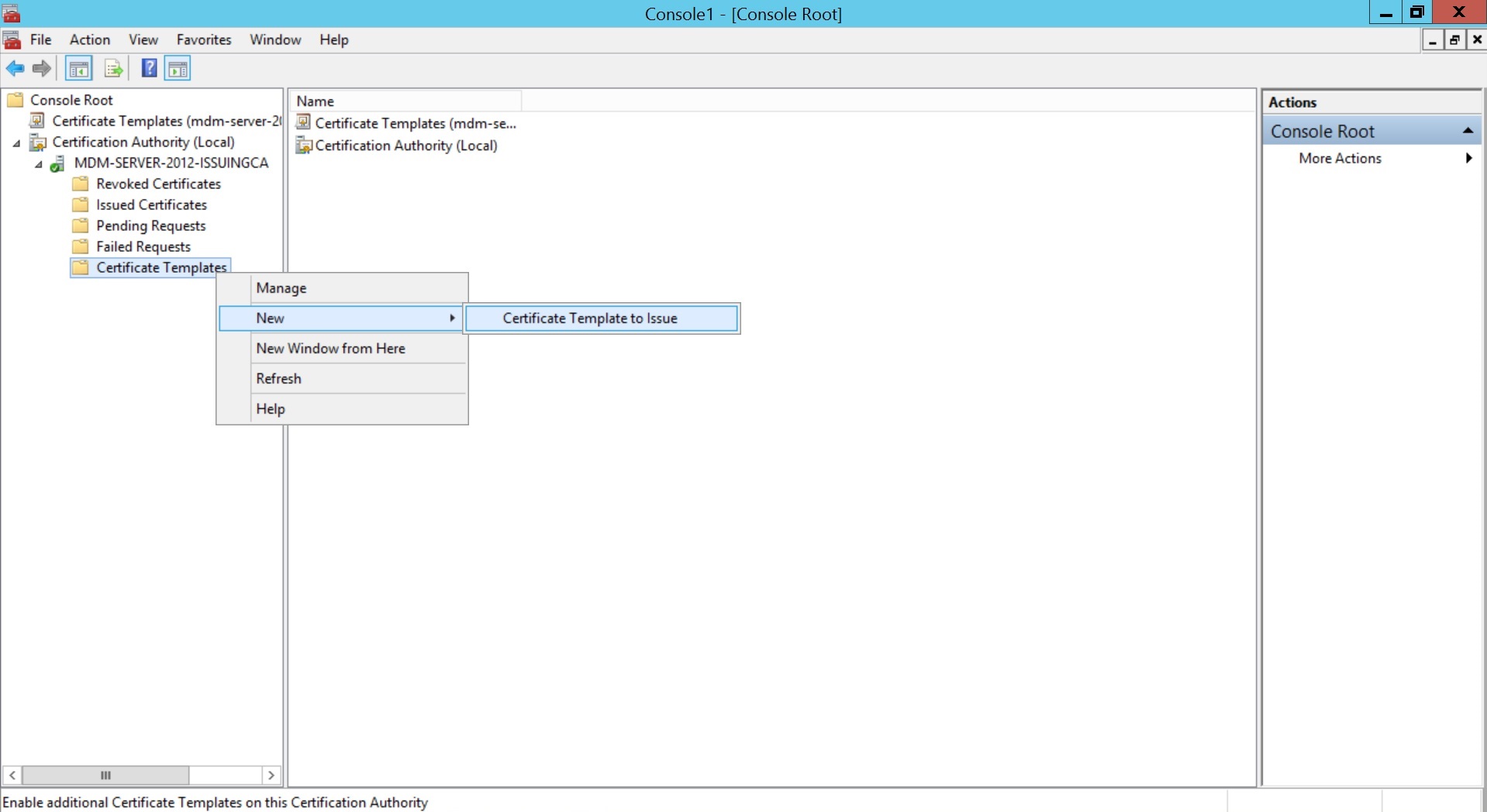 Configure SCEP for Windows Step 14
