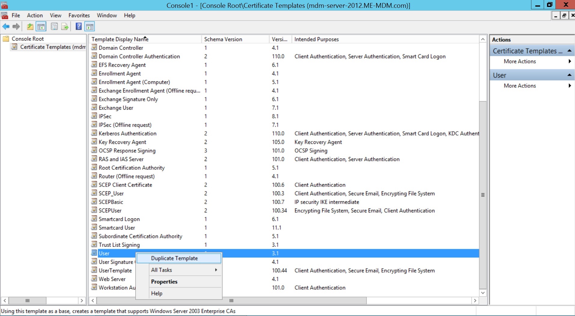 Configure SCEP for Android Step 3