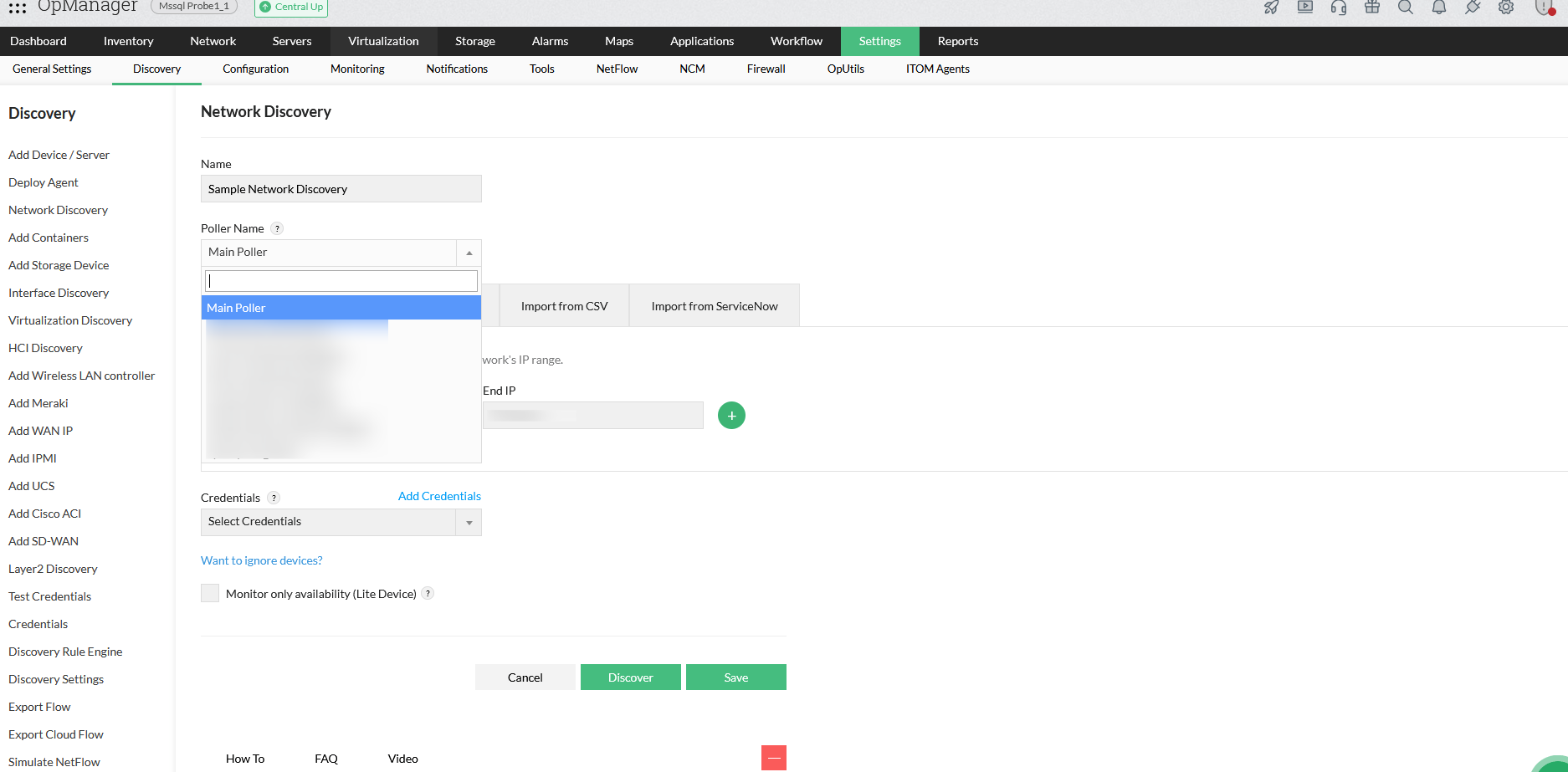 Remote Collector Remote Collector in OpManager