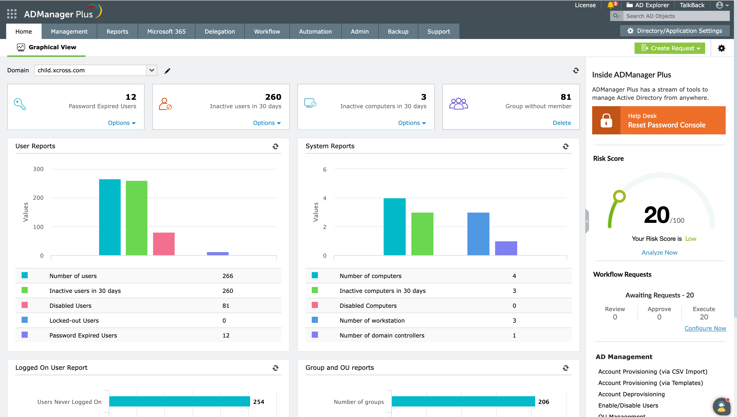 Guided demo for automated AD cleanup