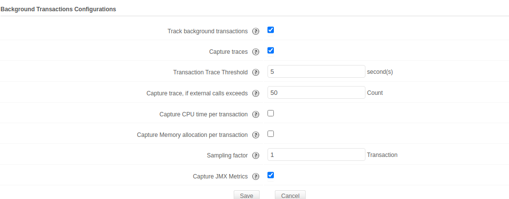 track-background-transactions Applications Manager APM Insight Tracking background transaction: Enabling background transaction tracking