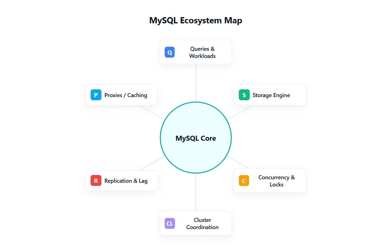 MySQL Ecosystem Map- ManageEngine Applications Manager