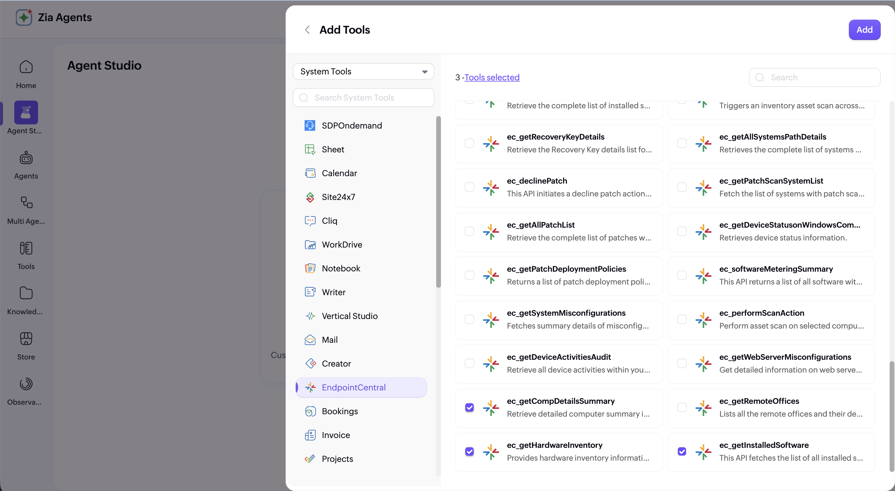 Endpoint Central Tools Addition