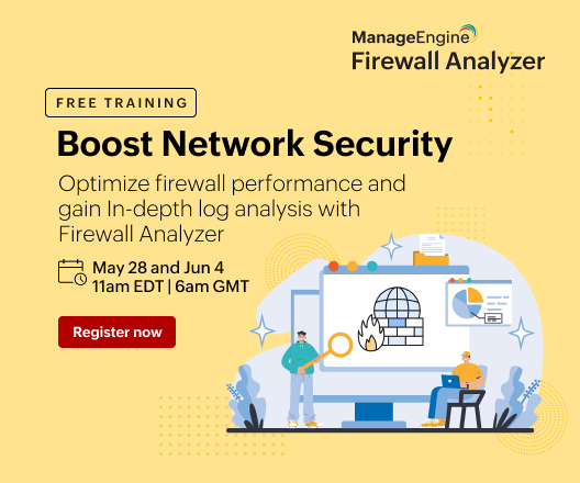 Free Training - ManageEngine Firewall Analyzer
