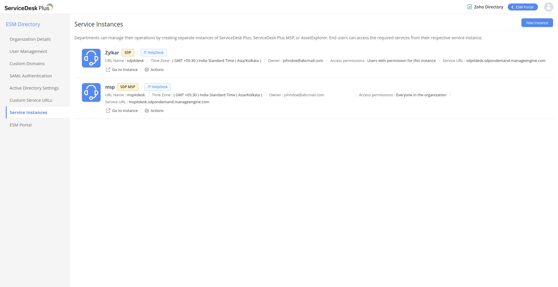 Identifier in URL