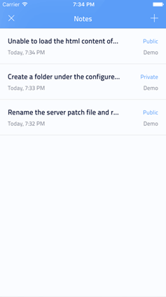 IT help desk notes on iPhone